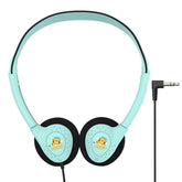 WEBDARAZ Kids Wired Headphones, Cute Cartoon Design, 3.5mm Interface, Colorful Durable Headset with Flexible Cable, for School and Music
